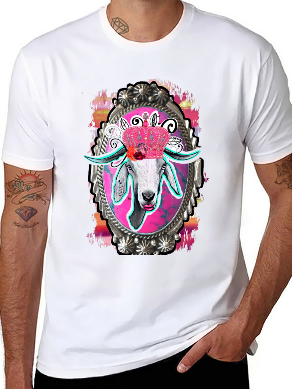 Goat Queen T-Shirt - Unique Graphic Tee