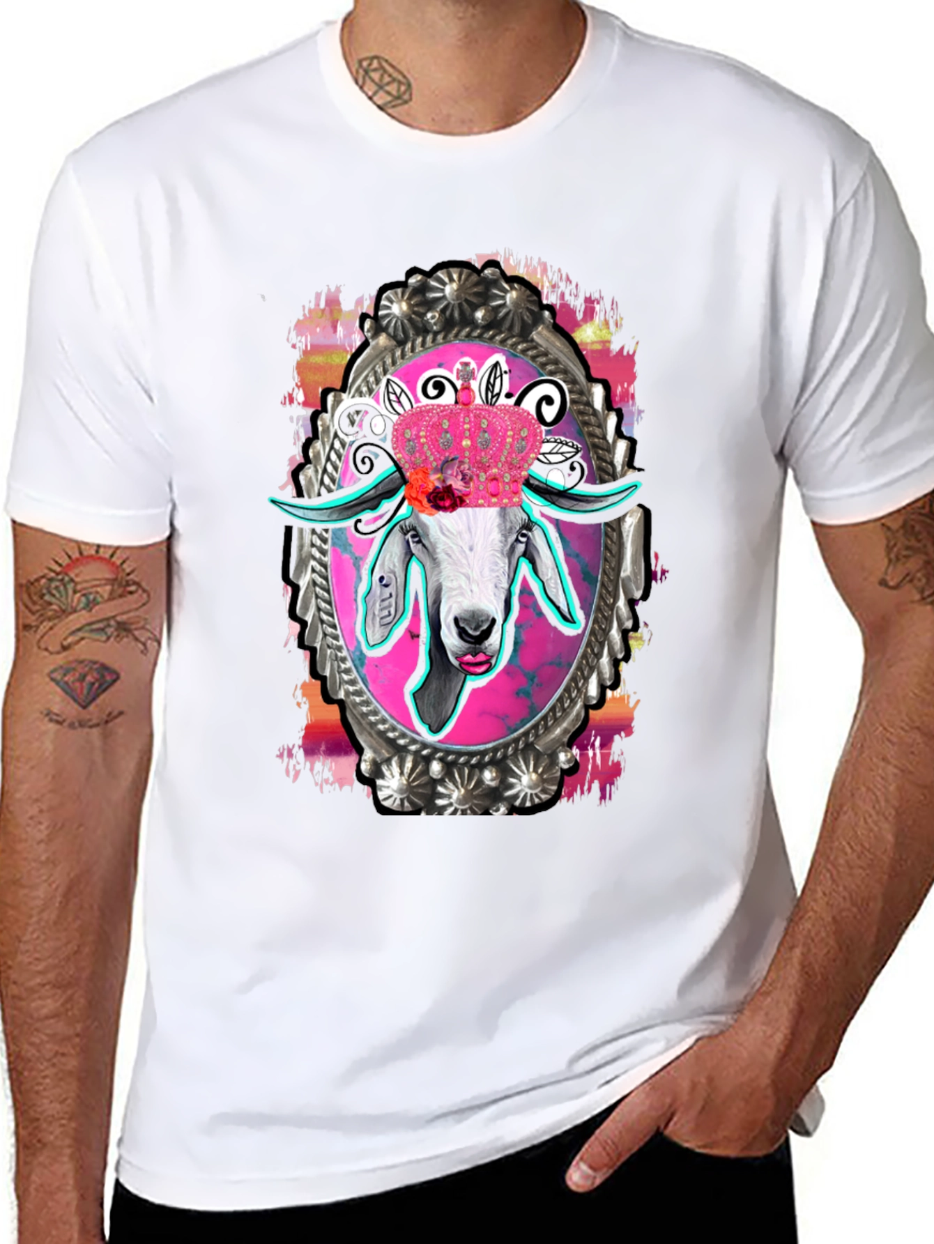 Goat Queen T-Shirt - Unique Graphic Tee