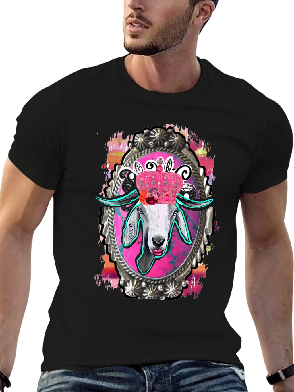 Goat Queen T-Shirt - Unique Graphic Tee