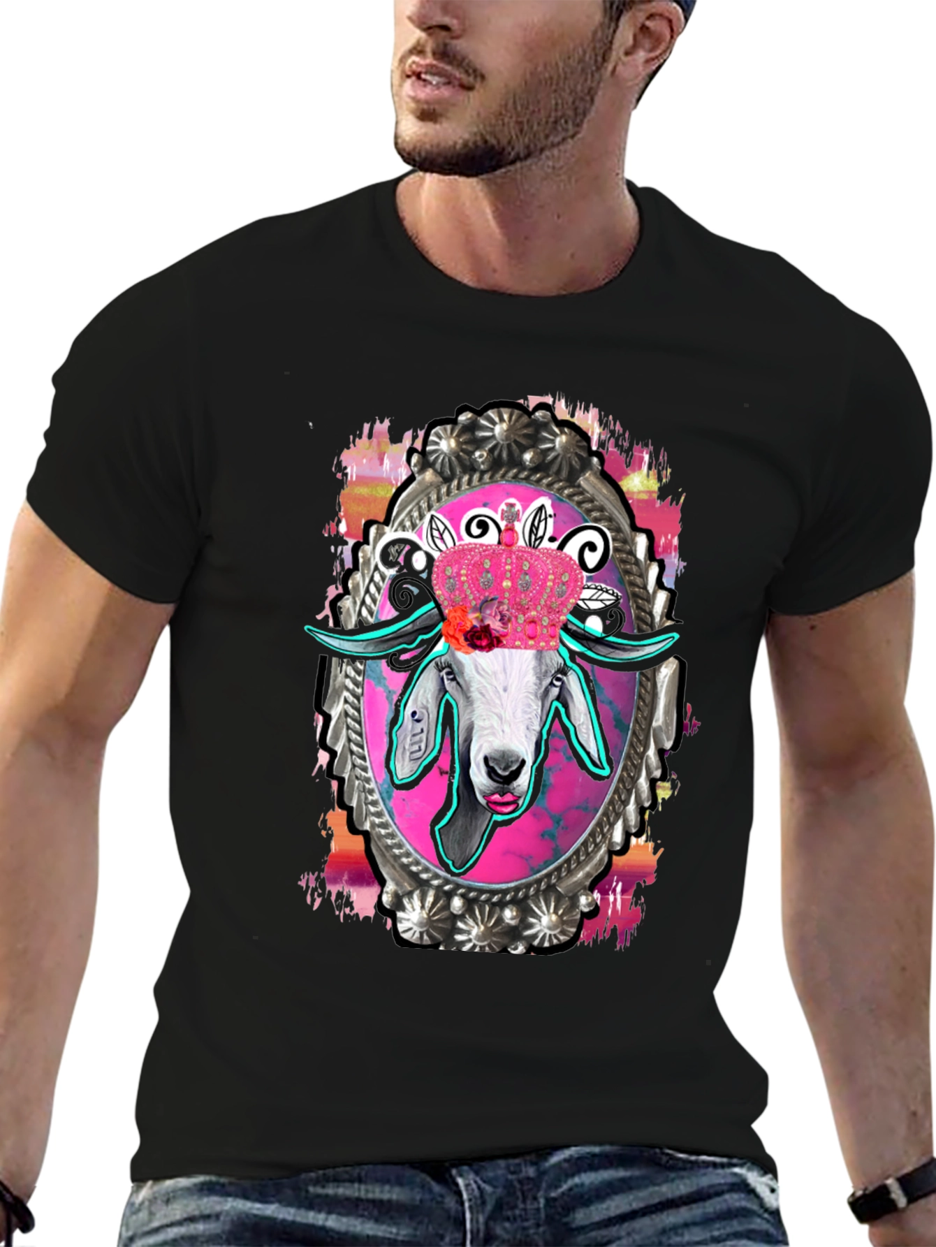 Goat Queen T-Shirt - Unique Graphic Tee