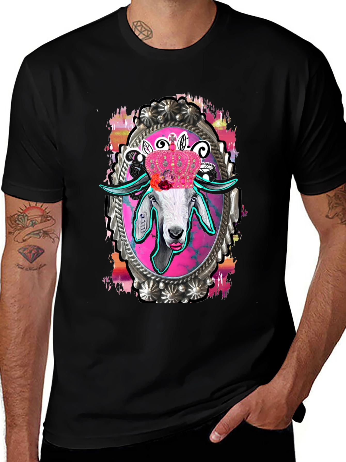 Goat Queen T-Shirt - Unique Graphic Tee