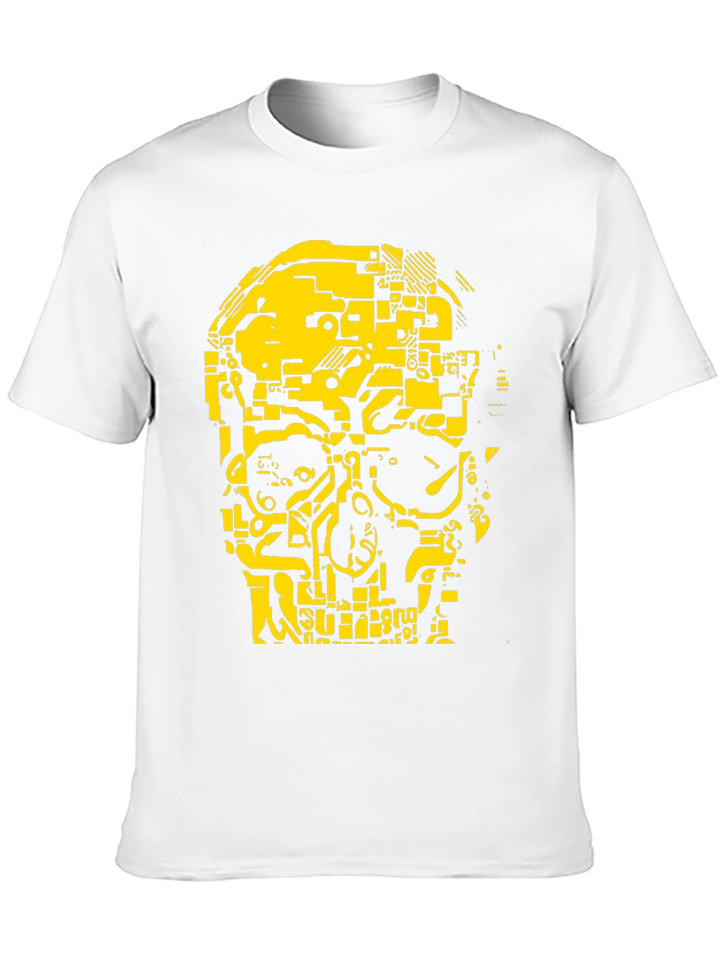 Skull Tech T-Shirt - Cyberpunk Style