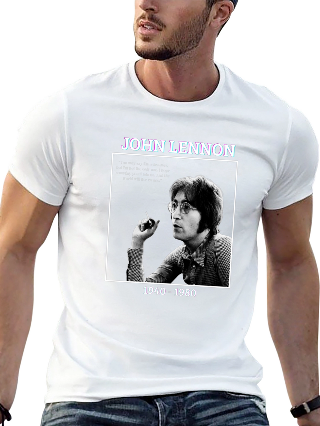 John Lennon T-Shirt - Imagine Graphic Tee