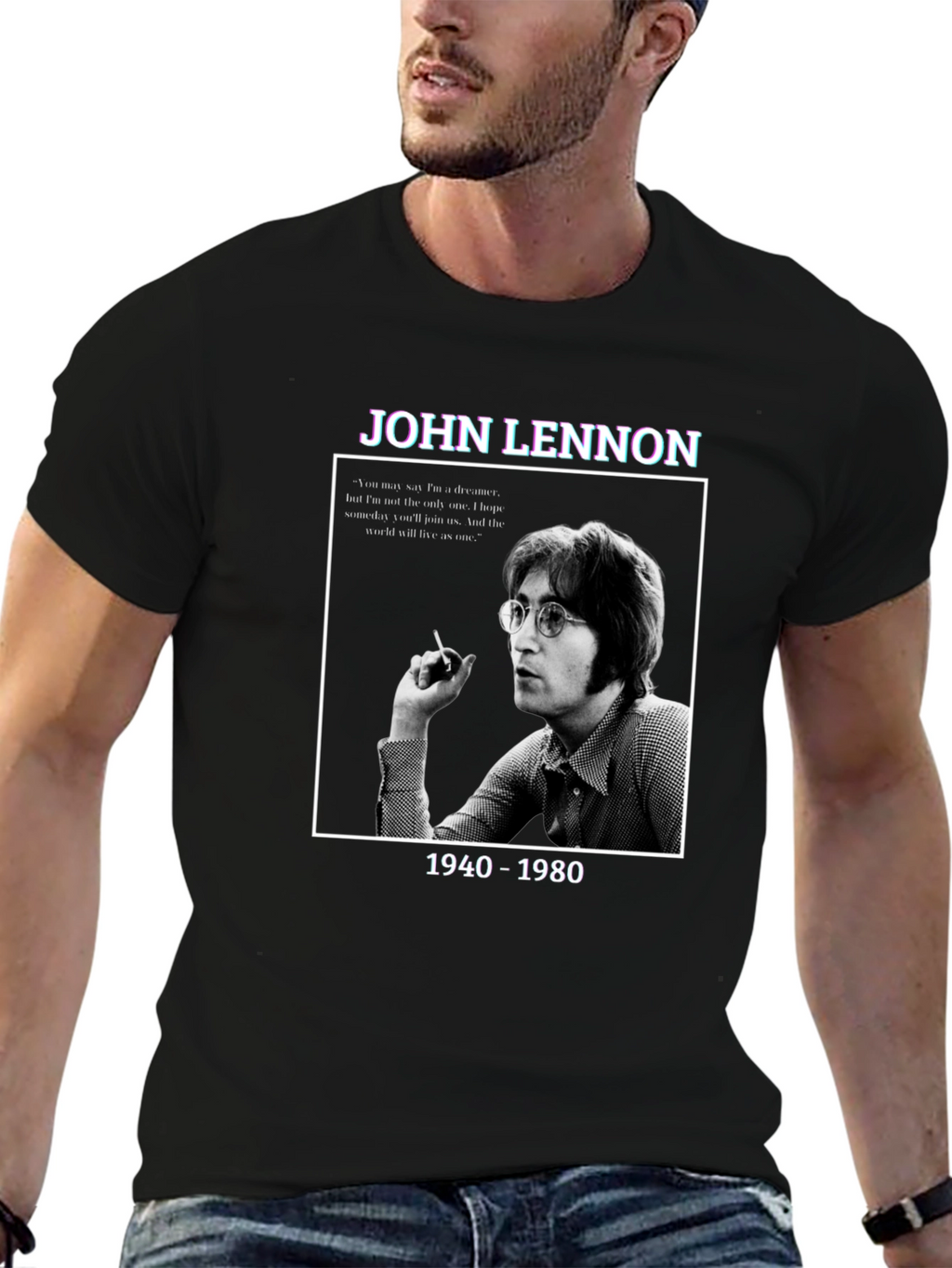 John Lennon T-Shirt - Imagine Graphic Tee