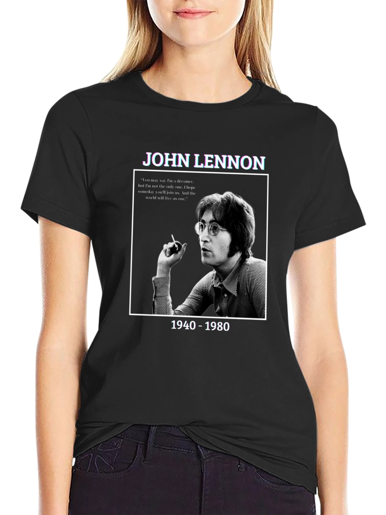 John Lennon T-Shirt - Imagine Graphic Tee