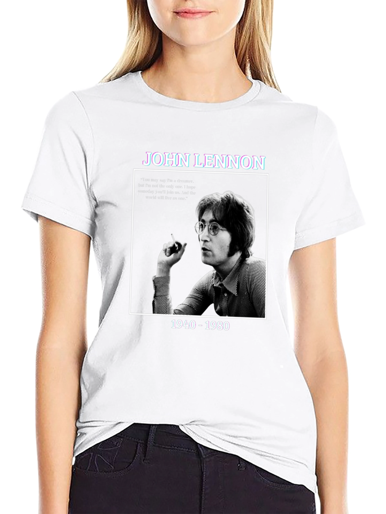 John Lennon T-Shirt - Imagine Graphic Tee