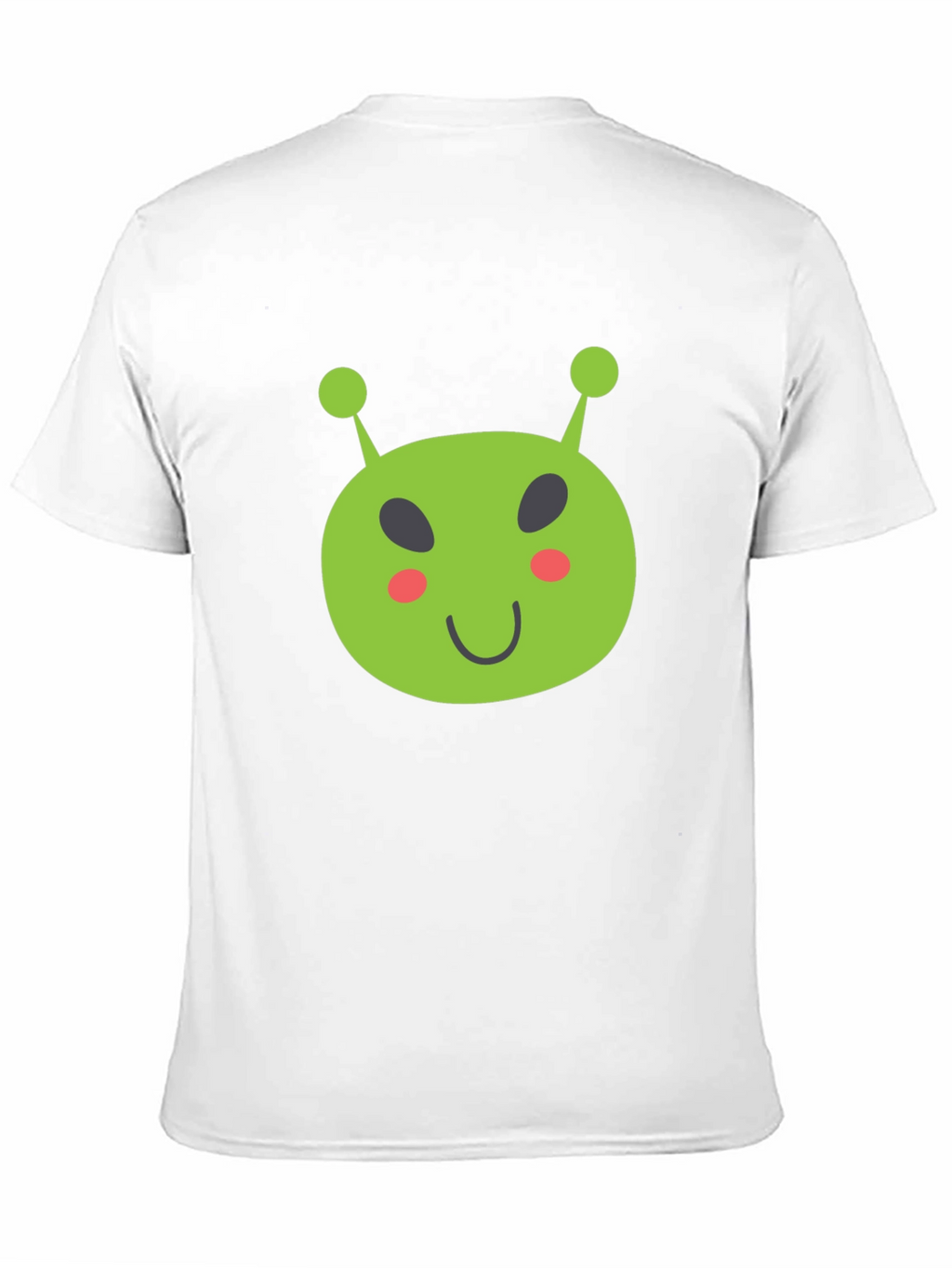 Fun Alien Graphic Tee - Black Cotton T-Shirt