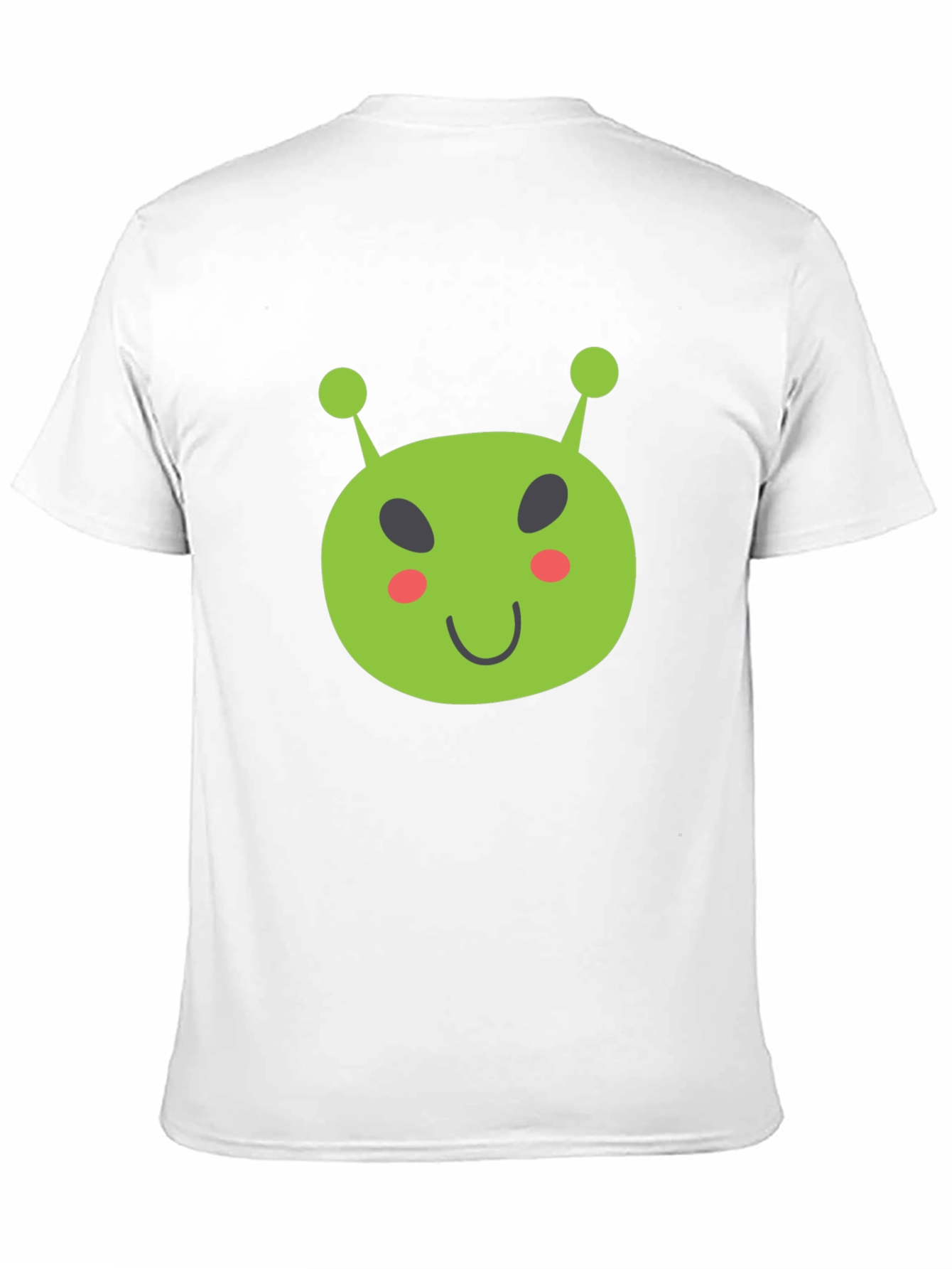 Fun Alien Graphic Tee - Black Cotton T-Shirt