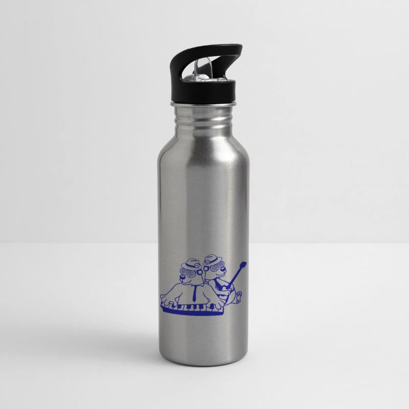 2 Cool Brown Bear Team Friends Playing Band Music