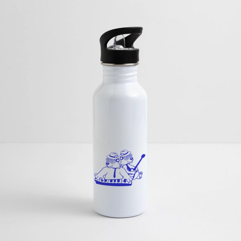 2 Cool Brown Bear Team Friends Playing Band Music