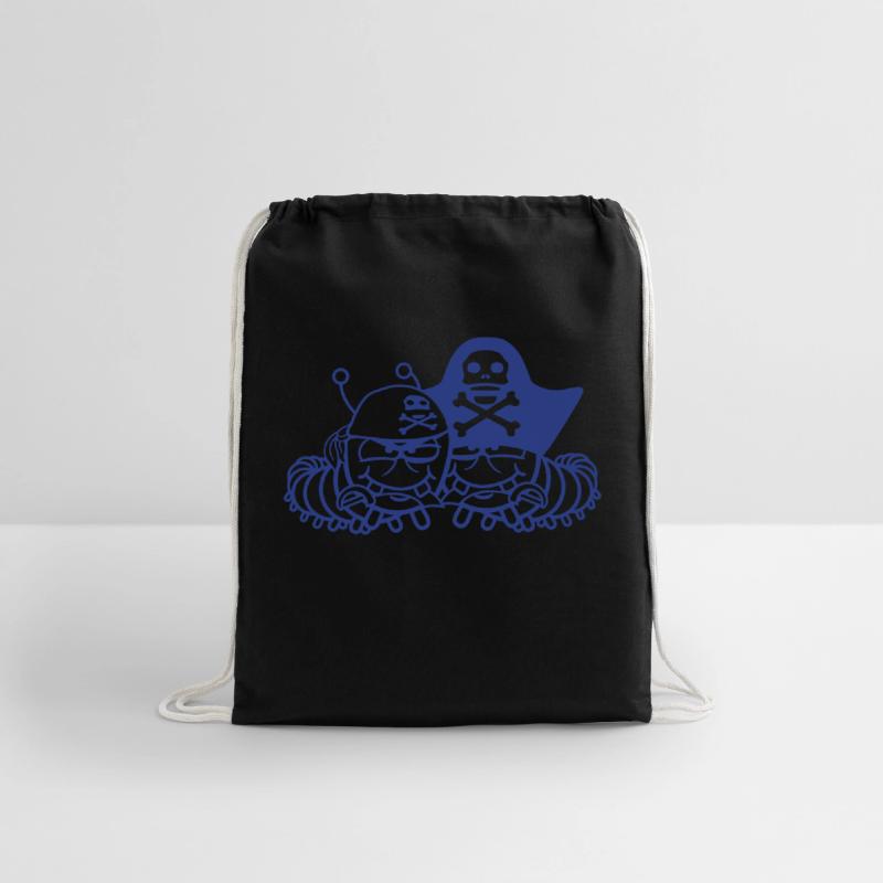 2 Evil Caterpillars Pirates Team Friends Comic Fun