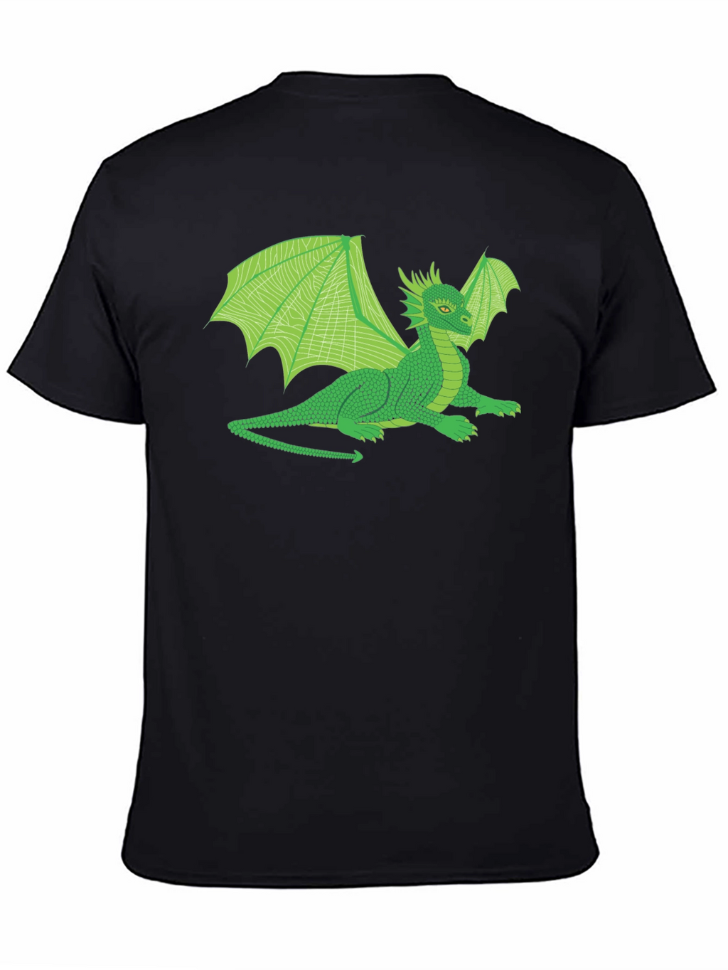 Green Dragon Graphic T-Shirt - Fantasy Creature Tee
