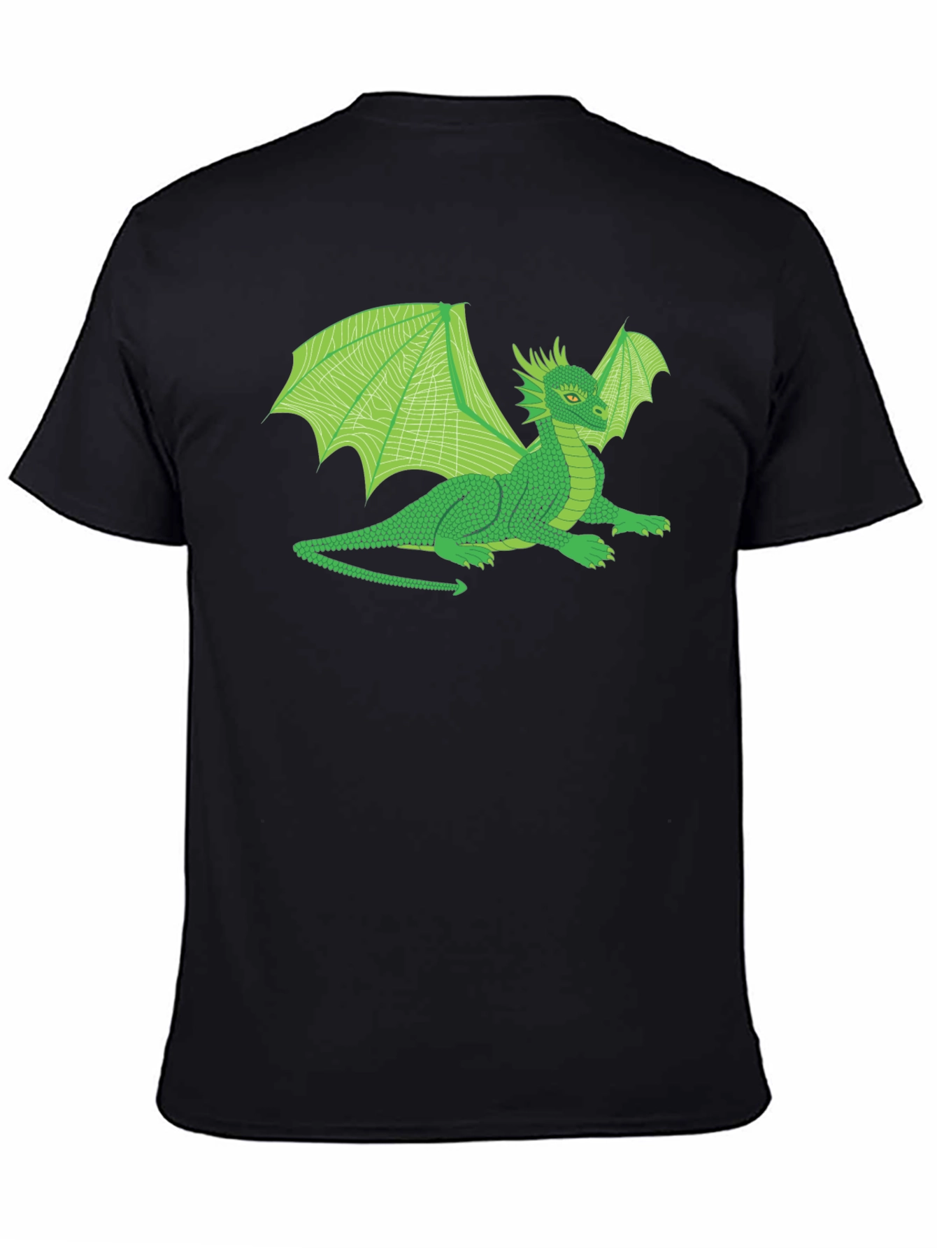 Green Dragon Graphic T-Shirt - Fantasy Creature Tee