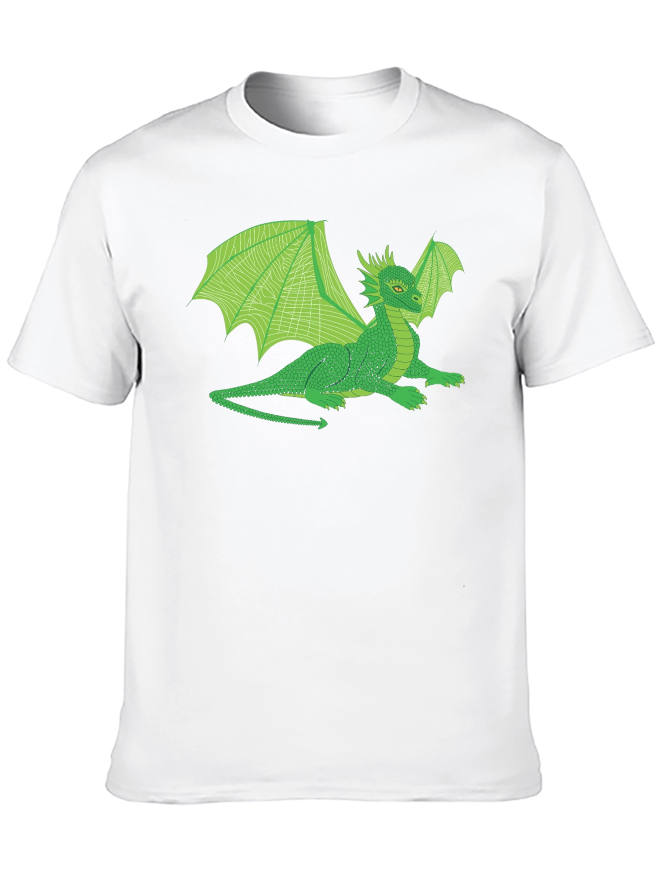 Green Dragon Graphic T-Shirt - Fantasy Creature Tee