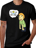 Holiday Dreaming T-Shirt - Cartoon Graphic Tee