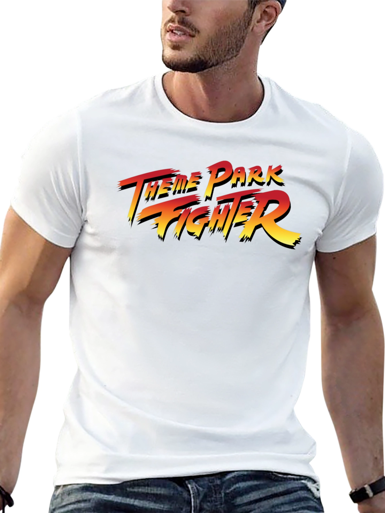 Theme Park Fighter Black Tee