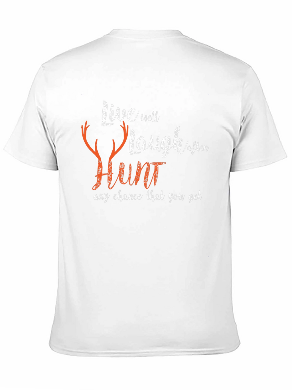 Live Well Hunt Black Graphic Tee