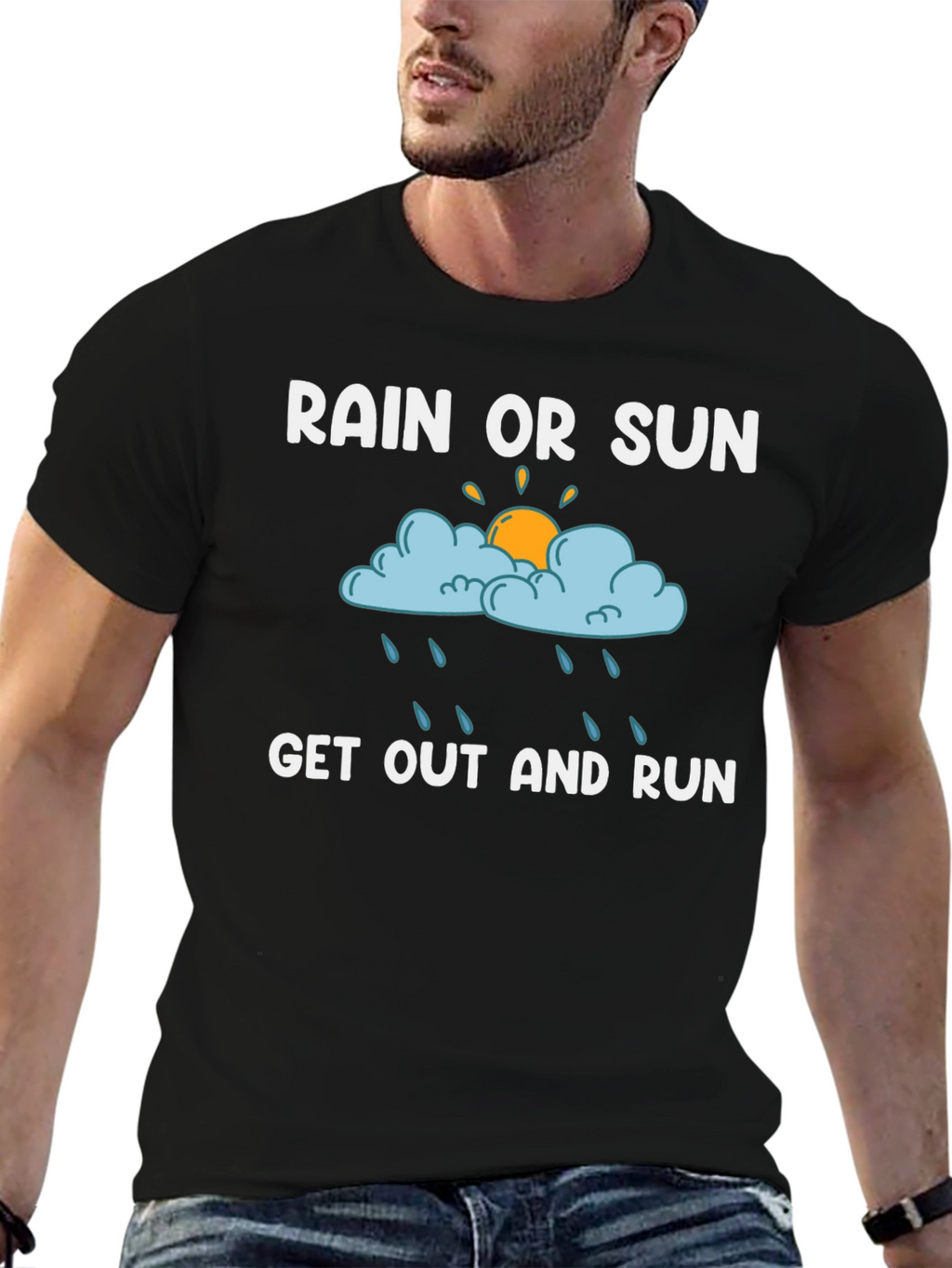 Rain or Shine Running T-Shirt