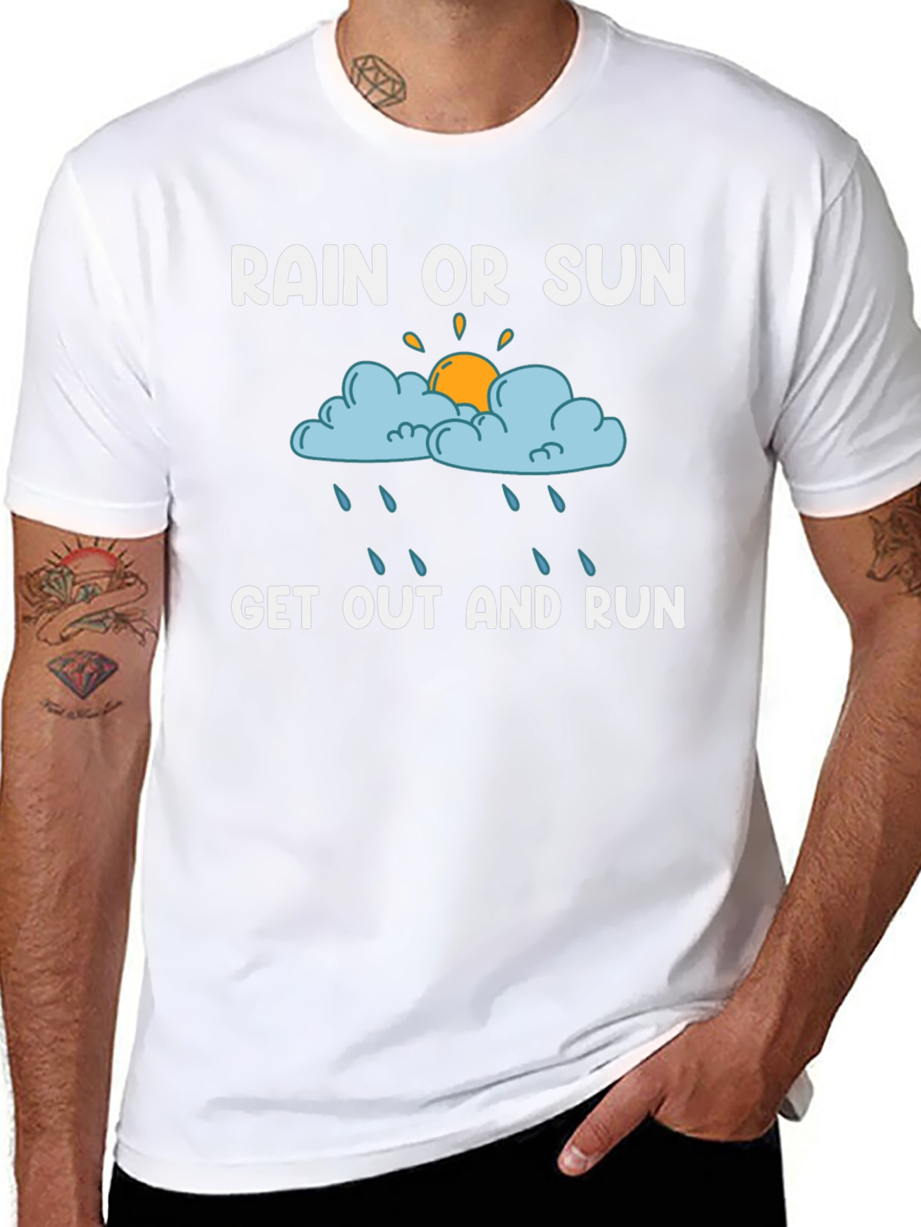 Rain or Shine Running T-Shirt