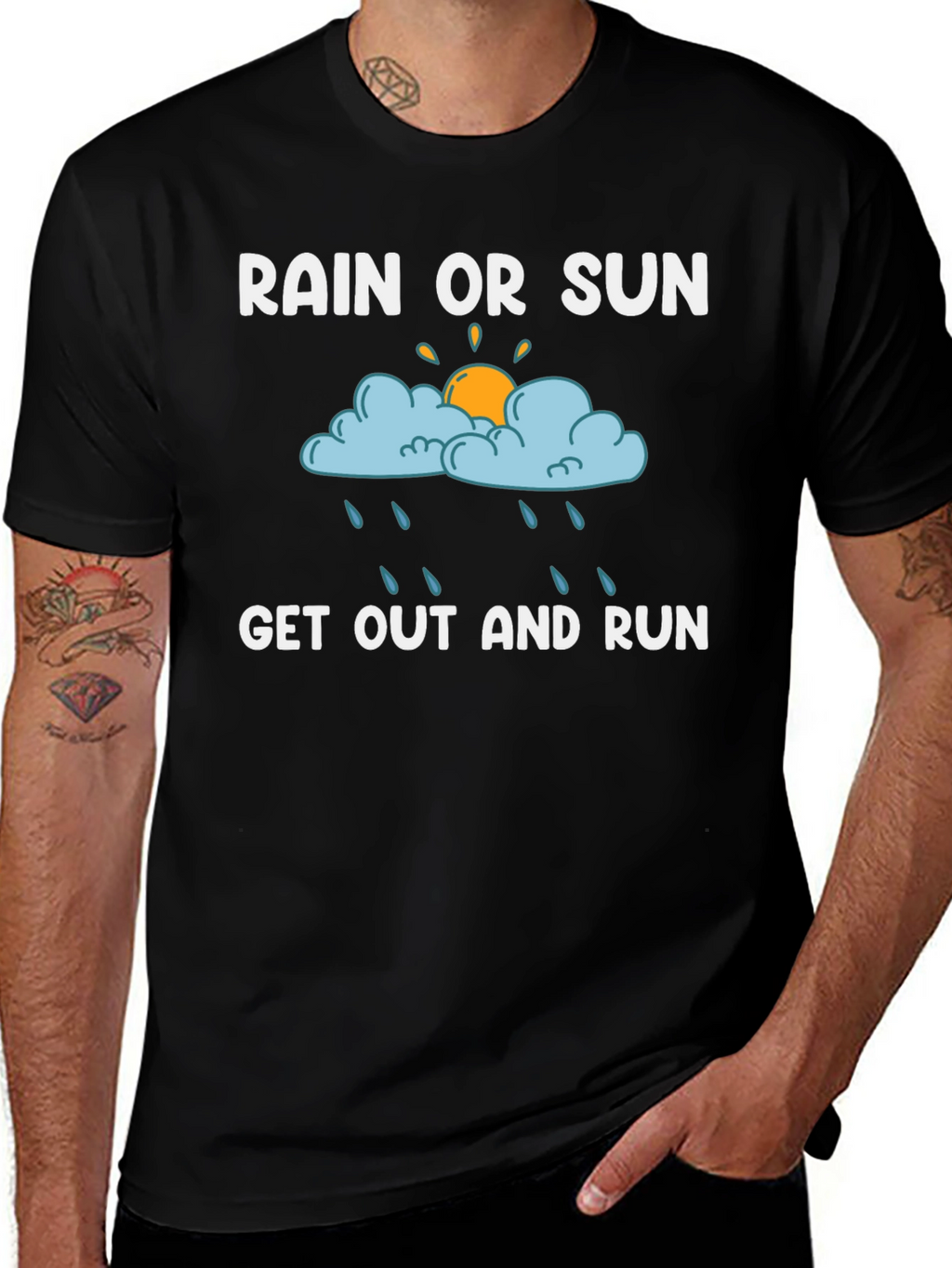 Rain or Shine Running T-Shirt