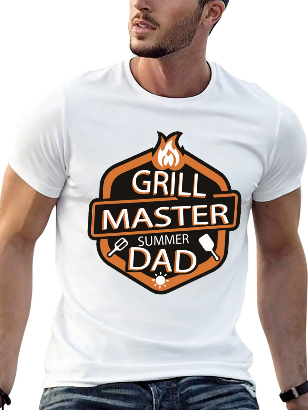 Grill Master Summer Dad T-Shirt