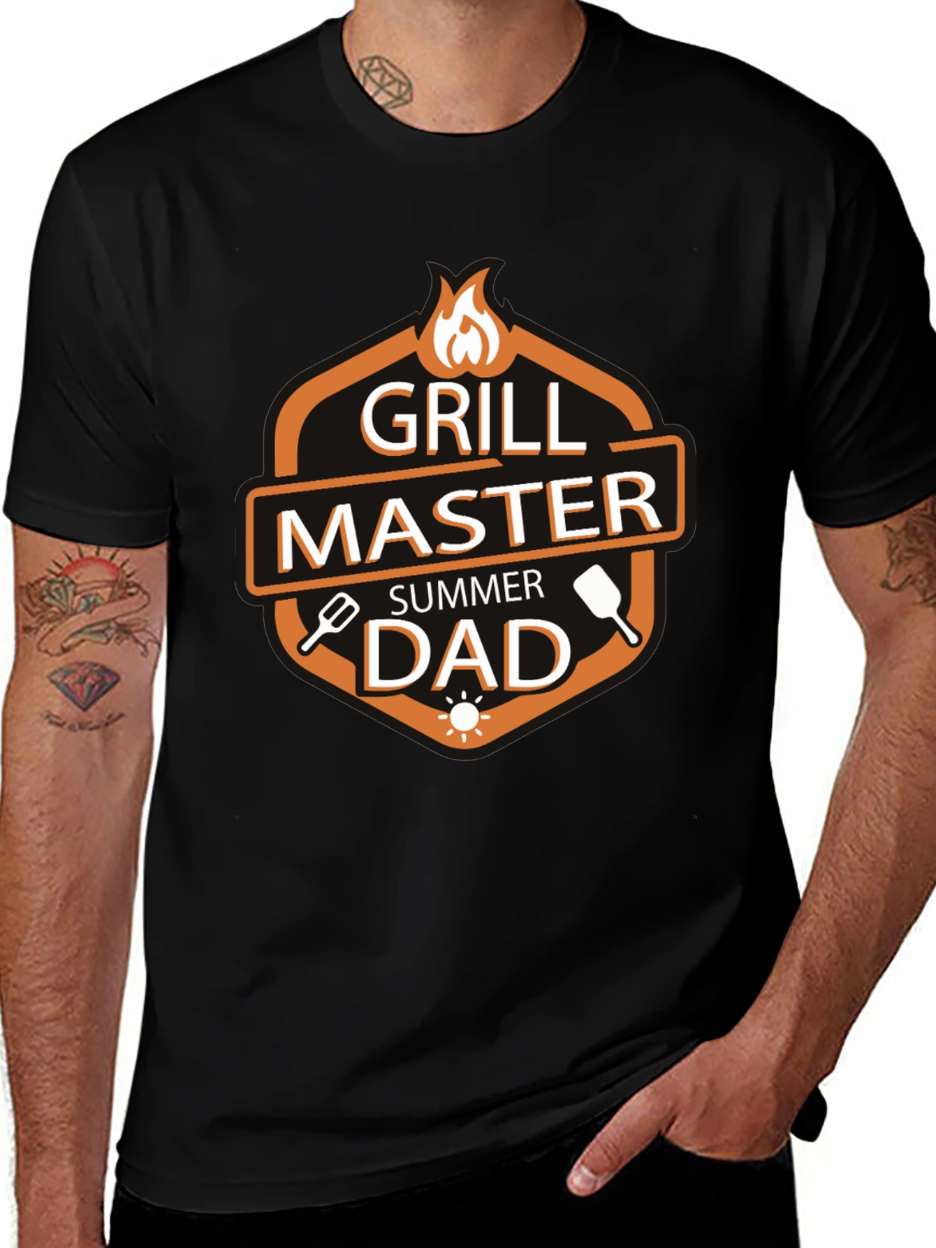 Grill Master Summer Dad T-Shirt