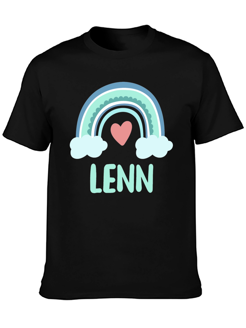 LENN Rainbow Heart T-Shirt - Soft Cotton Blend