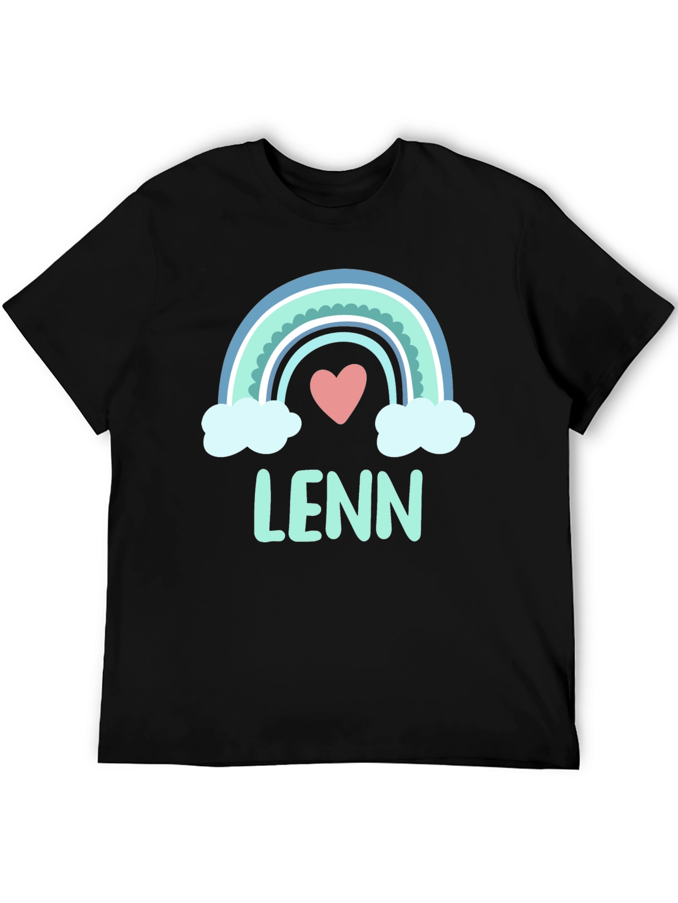 LENN Rainbow Heart T-Shirt - Soft Cotton Blend