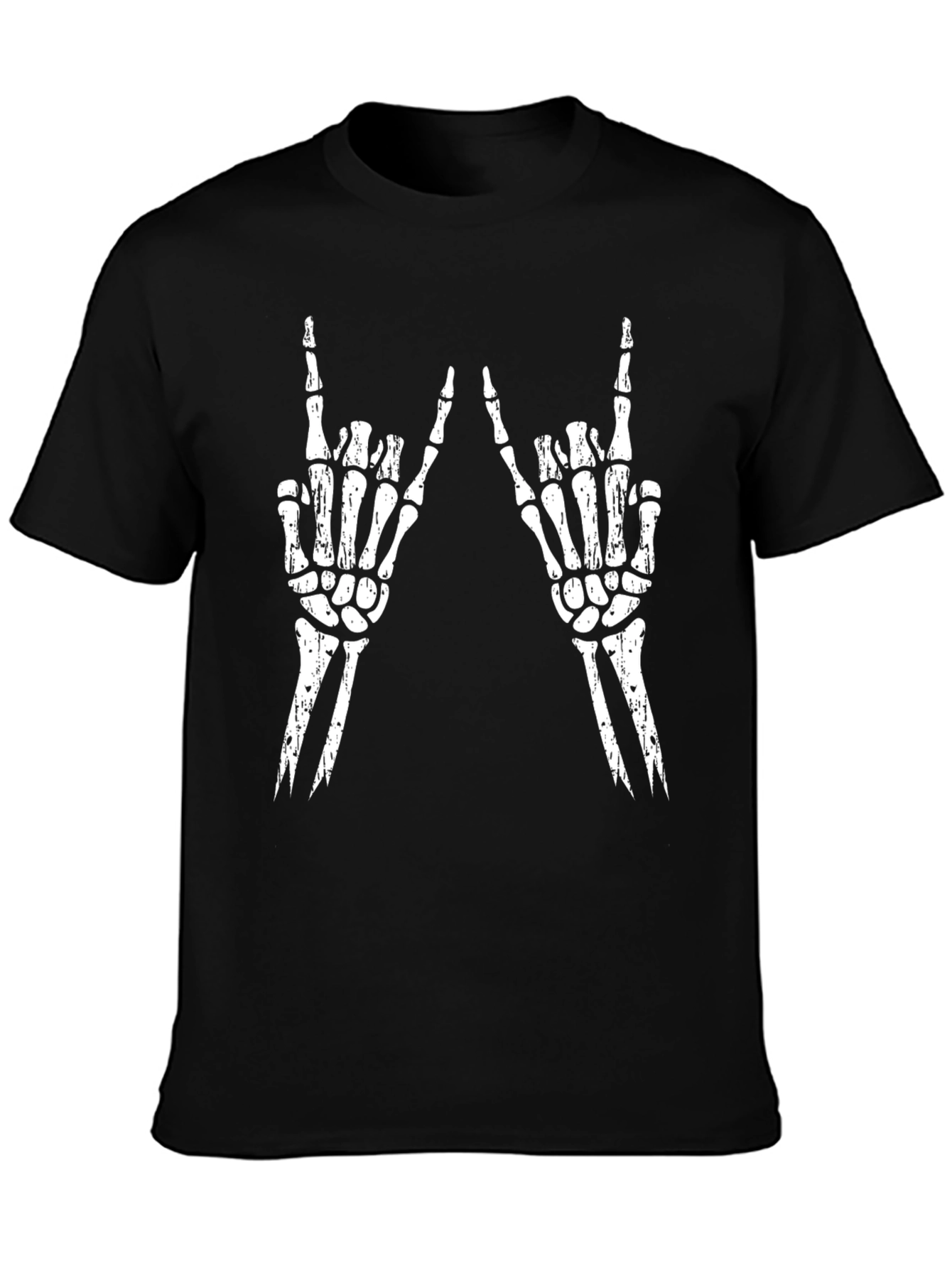 Rock On Skeleton Hand T-Shirt