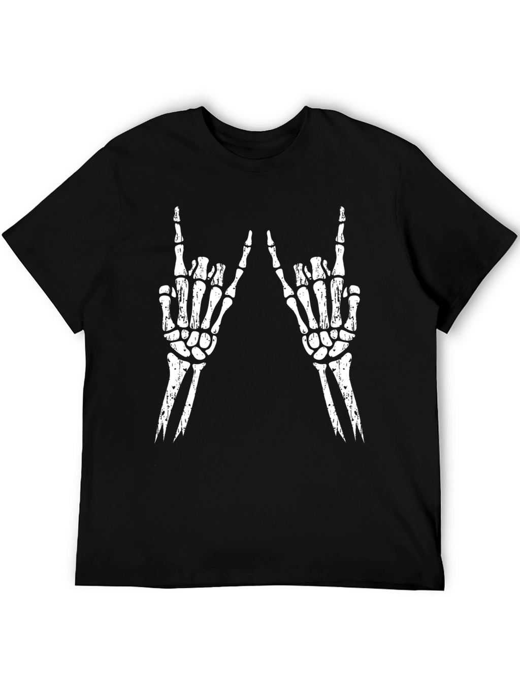 Rock On Skeleton Hand T-Shirt