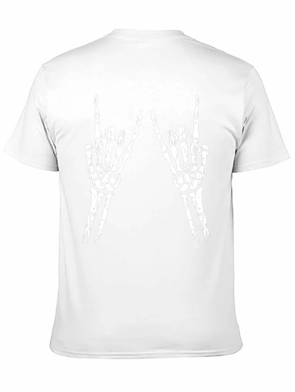 Rock On Skeleton Hand T-Shirt
