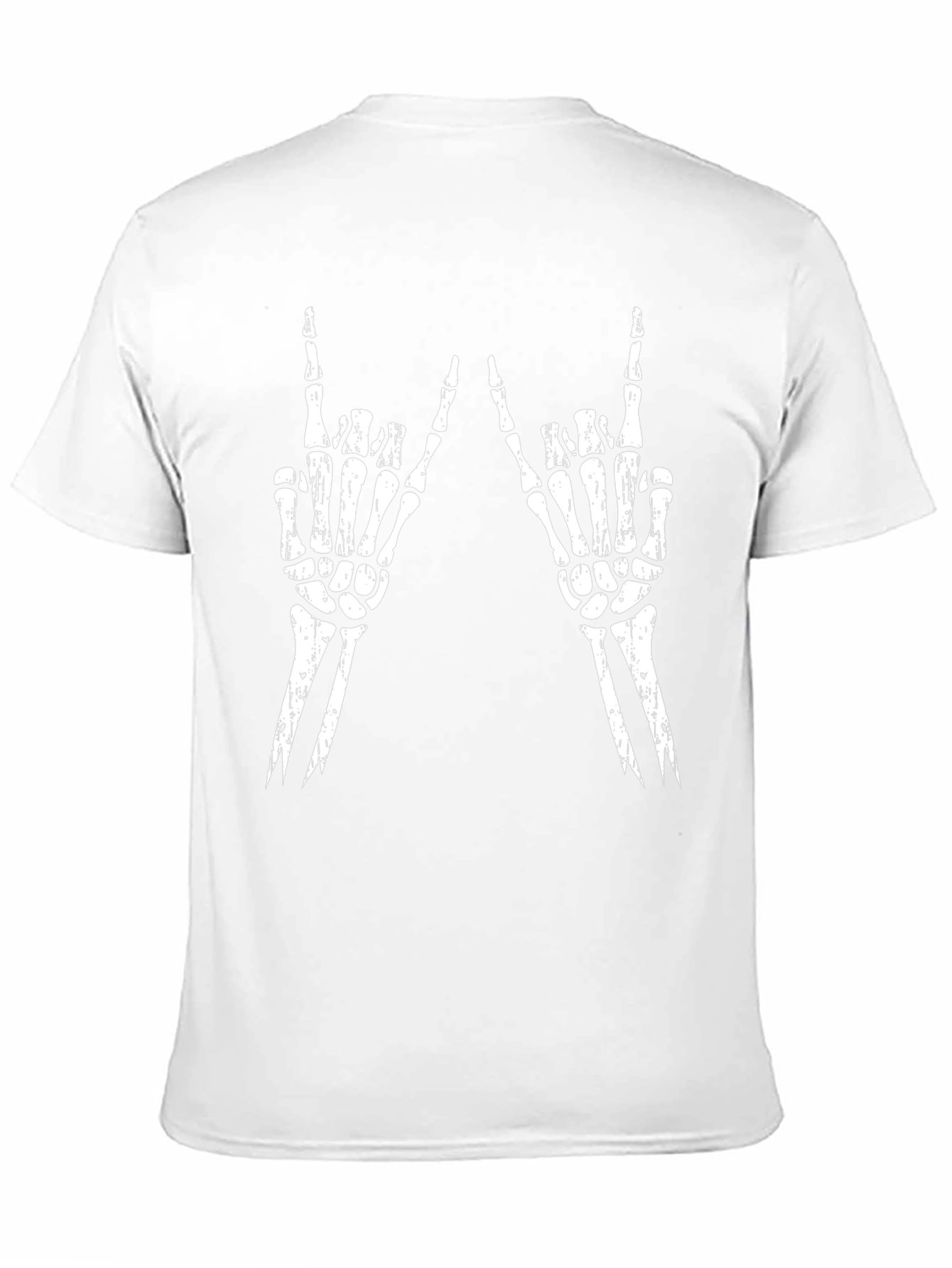 Rock On Skeleton Hand T-Shirt