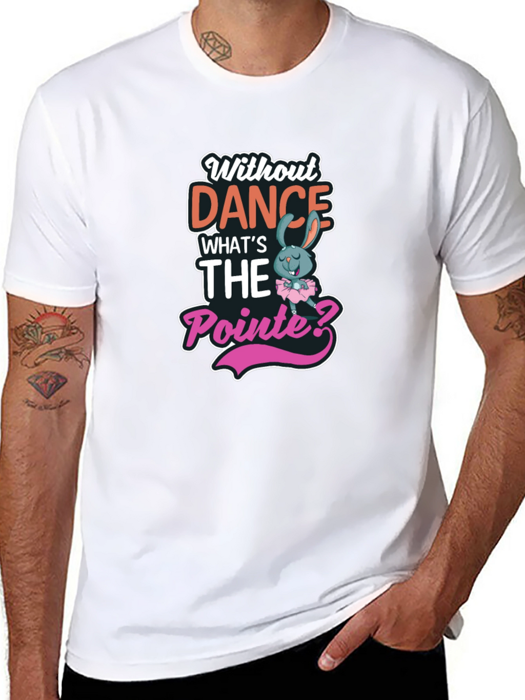 Dance Pointe Bunny Graphic T-Shirt