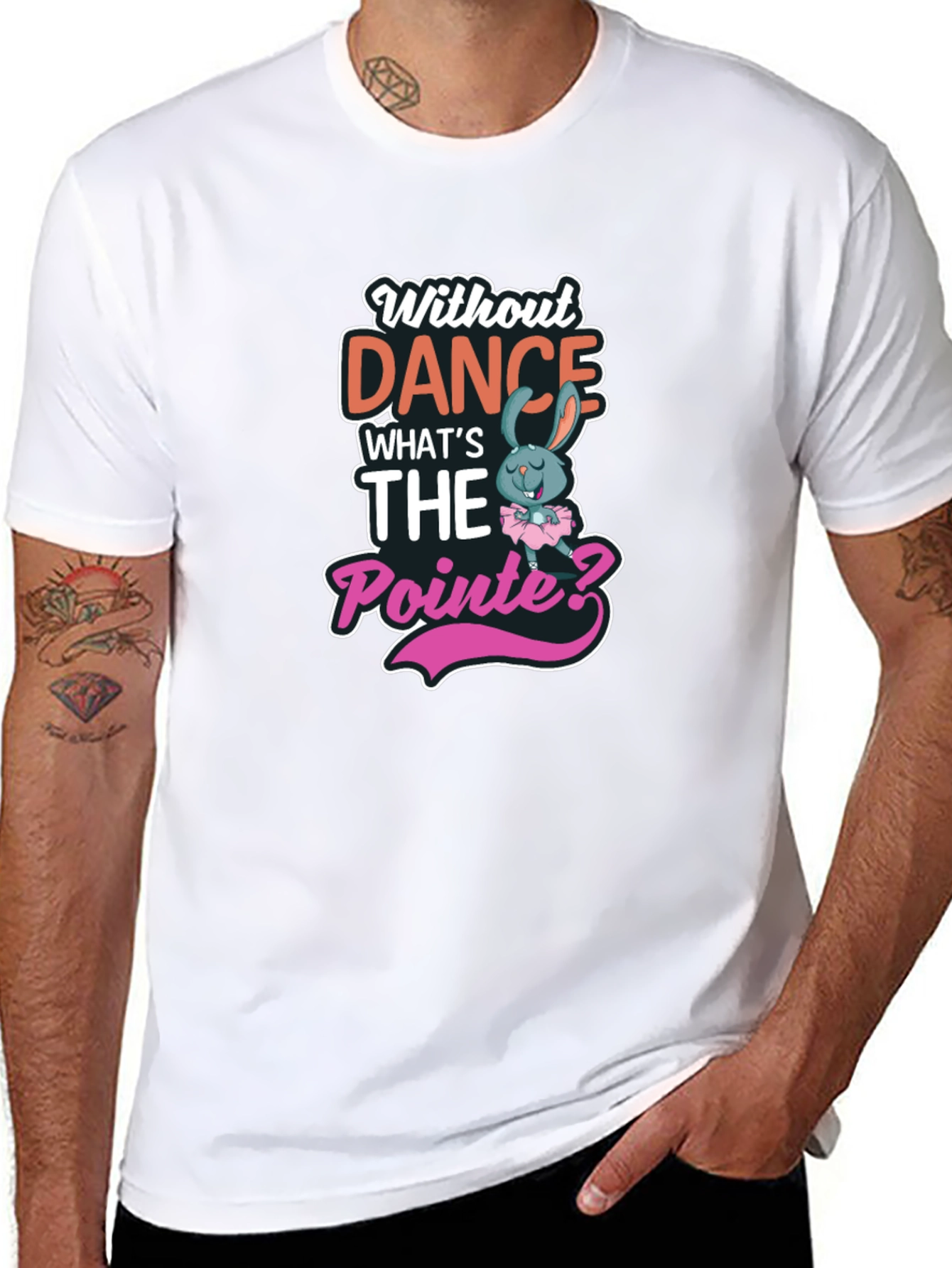 Dance Pointe Bunny Graphic T-Shirt