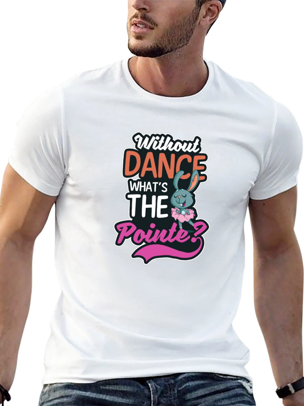 Dance Pointe Bunny Graphic T-Shirt