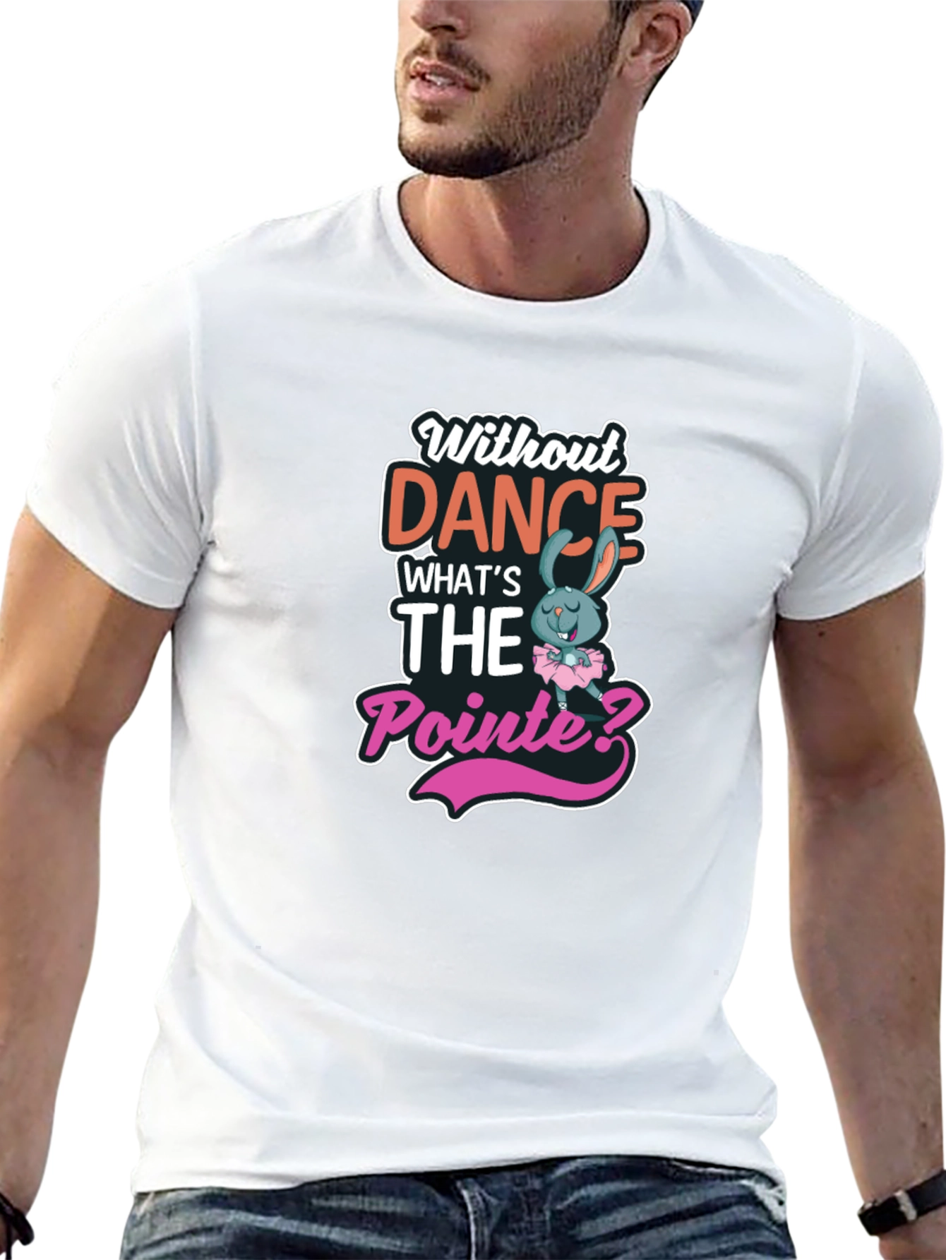 Dance Pointe Bunny Graphic T-Shirt