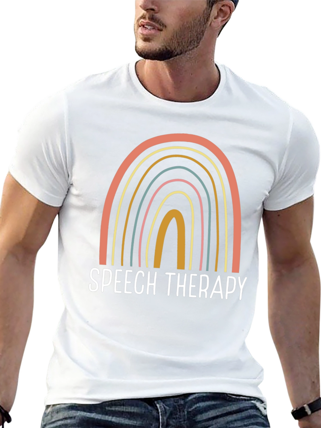 Speech Therapy Rainbow T-Shirt
