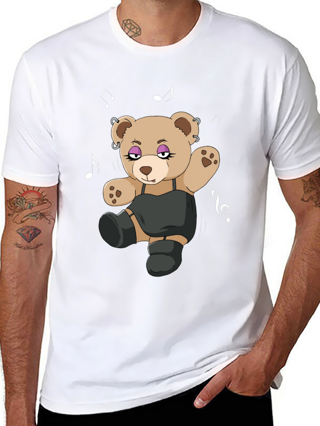 Teddy Bear Music T-Shirt - Fun & Unique Design