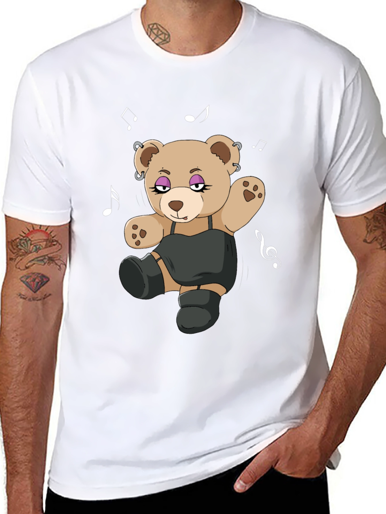 Teddy Bear Music T-Shirt - Fun & Unique Design