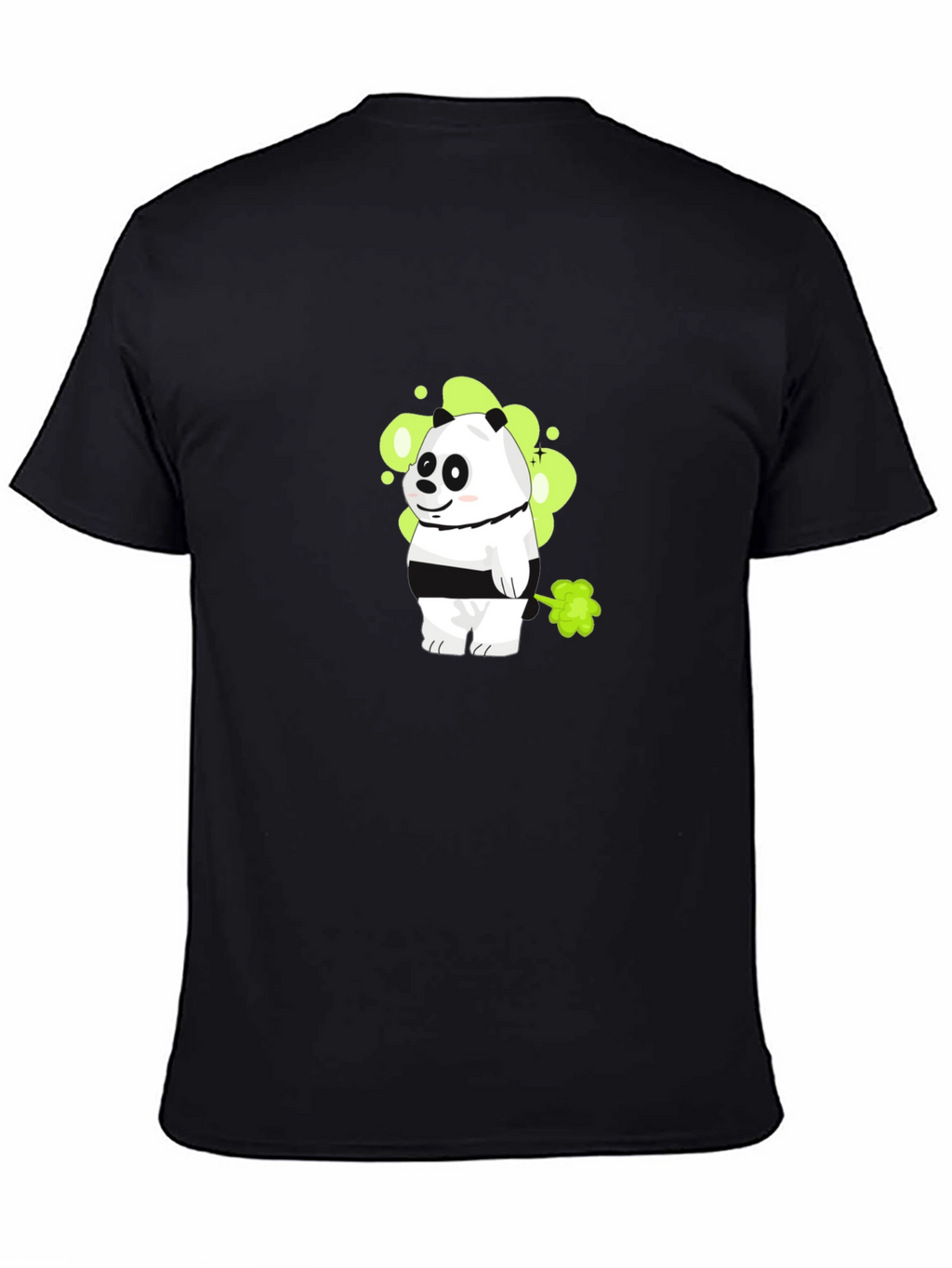 Funny Panda T-Shirt: Cartoon Panda Farting Design