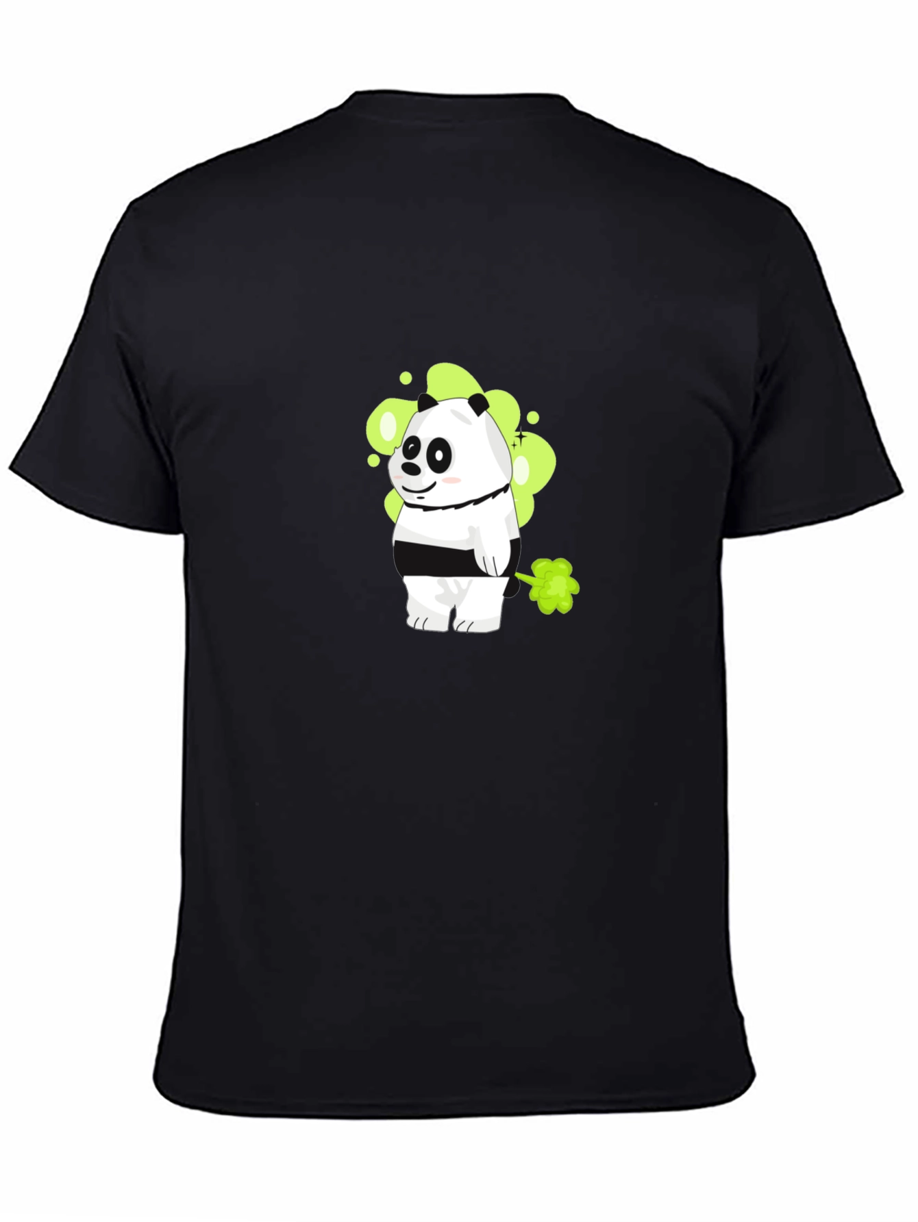 Funny Panda T-Shirt: Cartoon Panda Farting Design