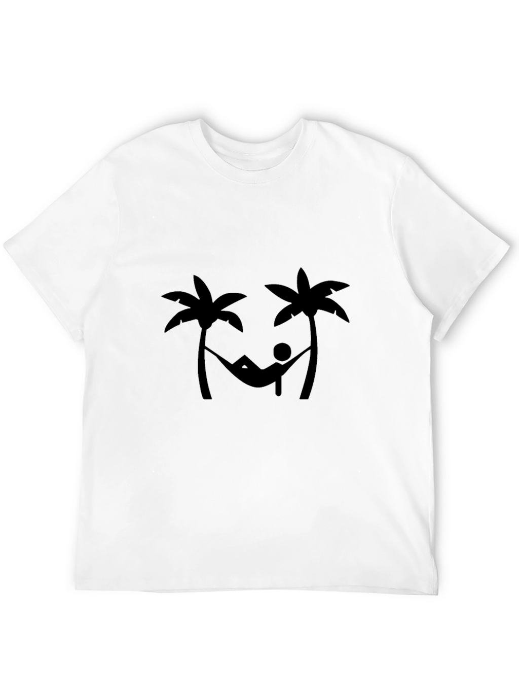 Relaxing Palm Tree Hammock Graphic T-Shirt