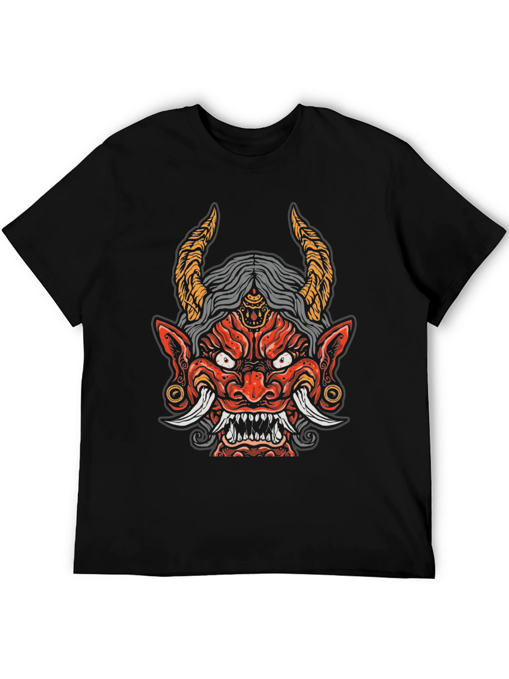 Demon Graphic Black T-Shirt