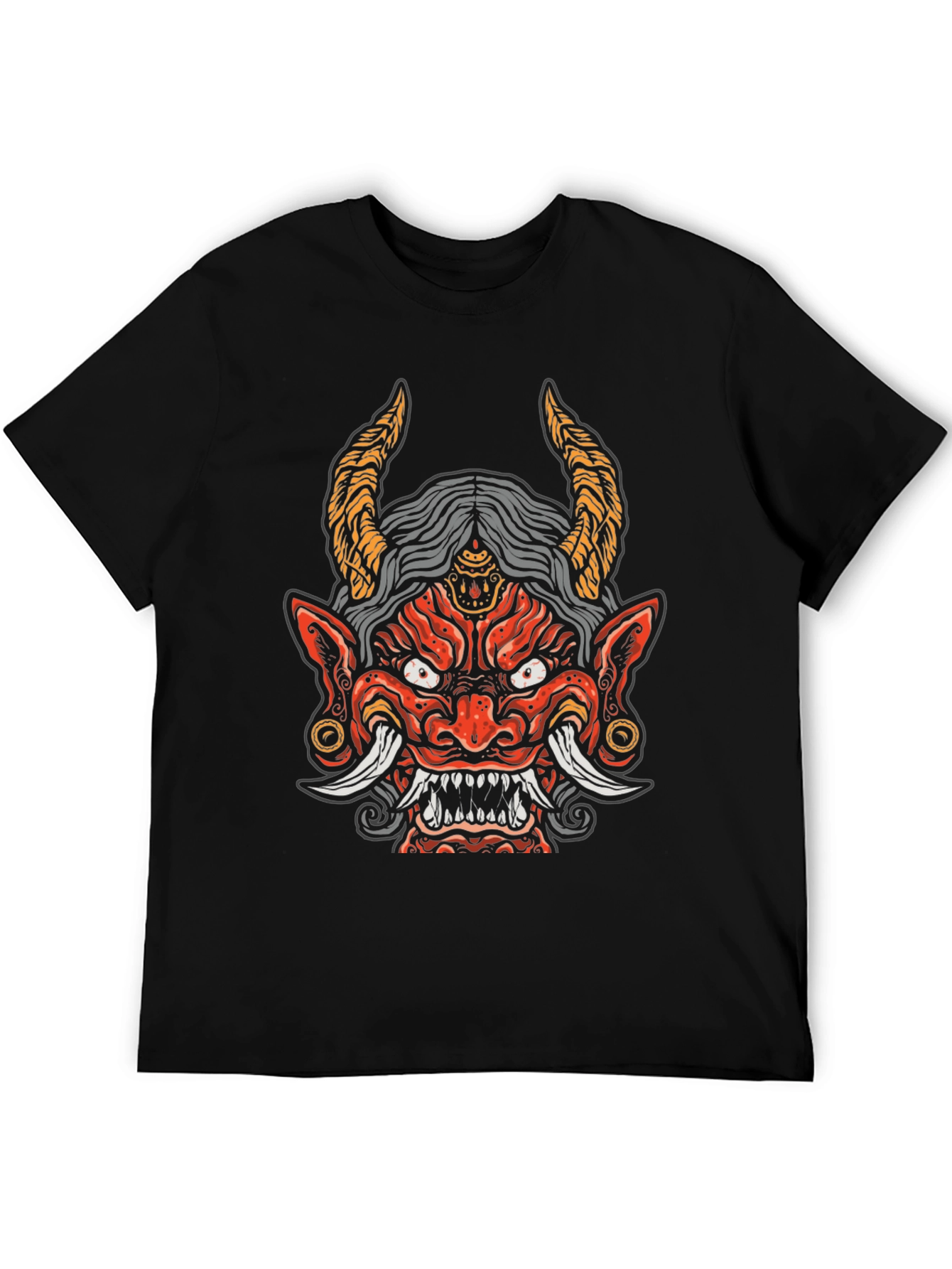 Demon Graphic Black T-Shirt