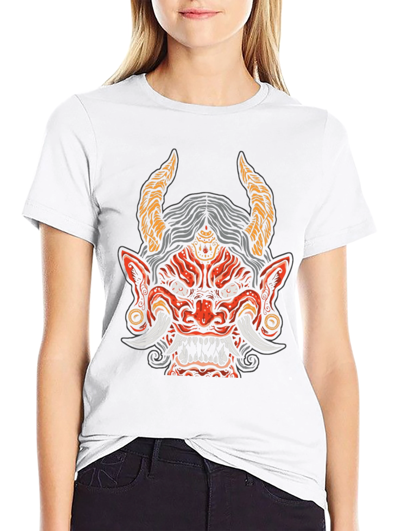 Demon Graphic Black T-Shirt