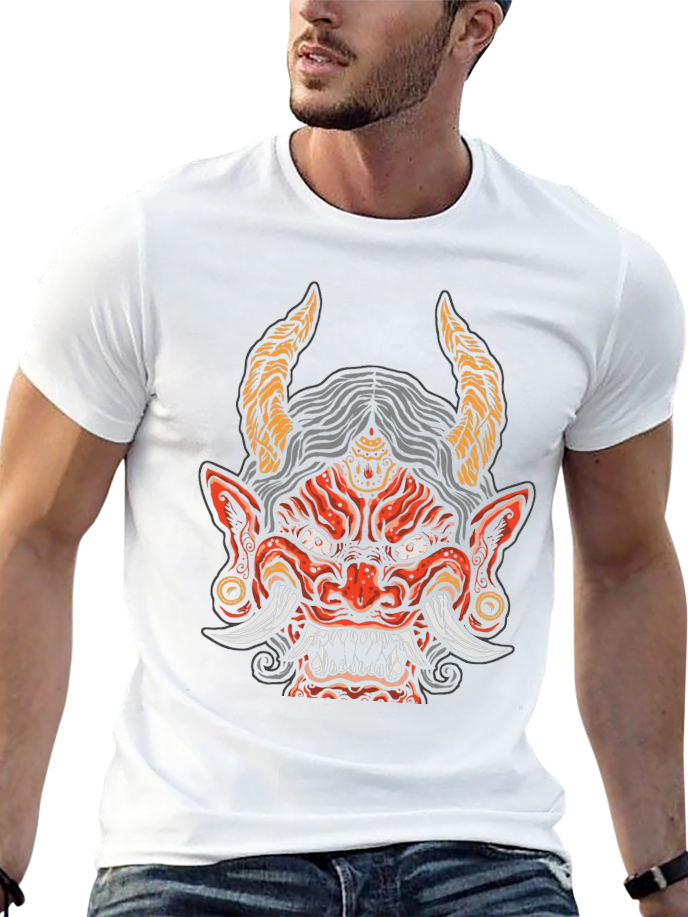 Demon Graphic Black T-Shirt