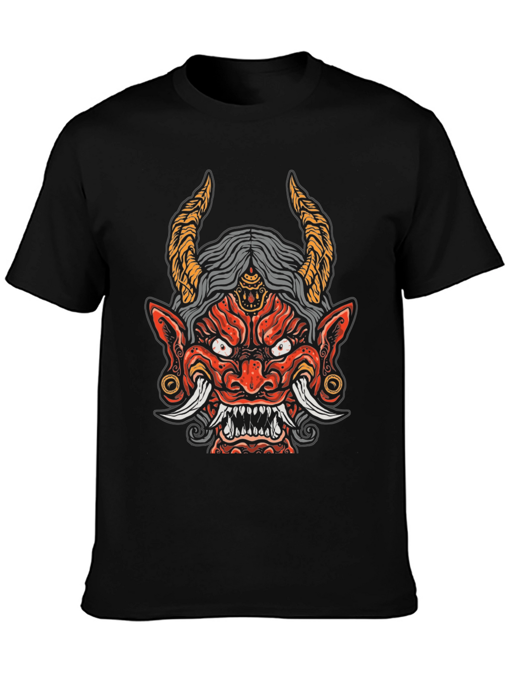 Demon Graphic Black T-Shirt
