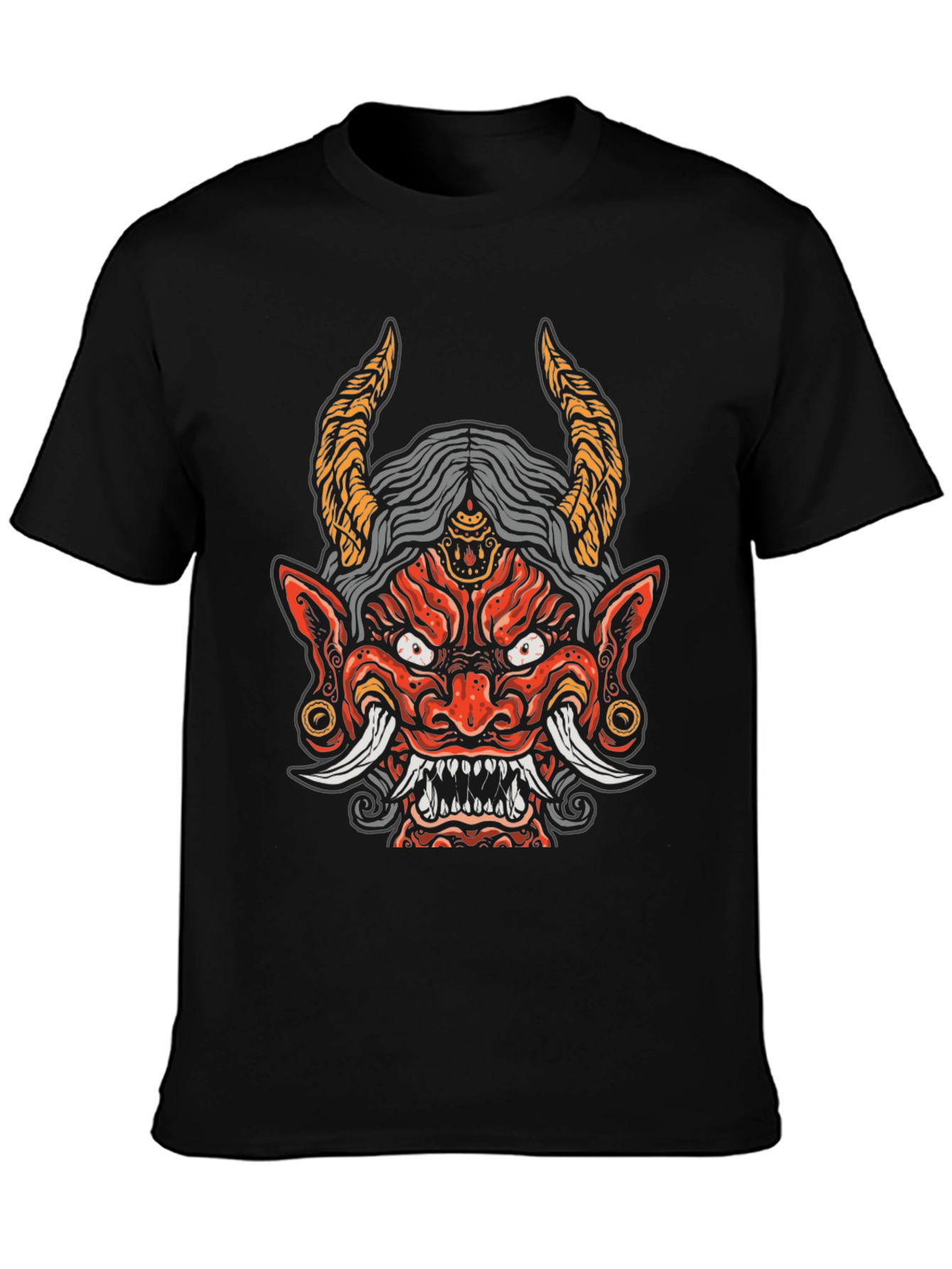 Demon Graphic Black T-Shirt