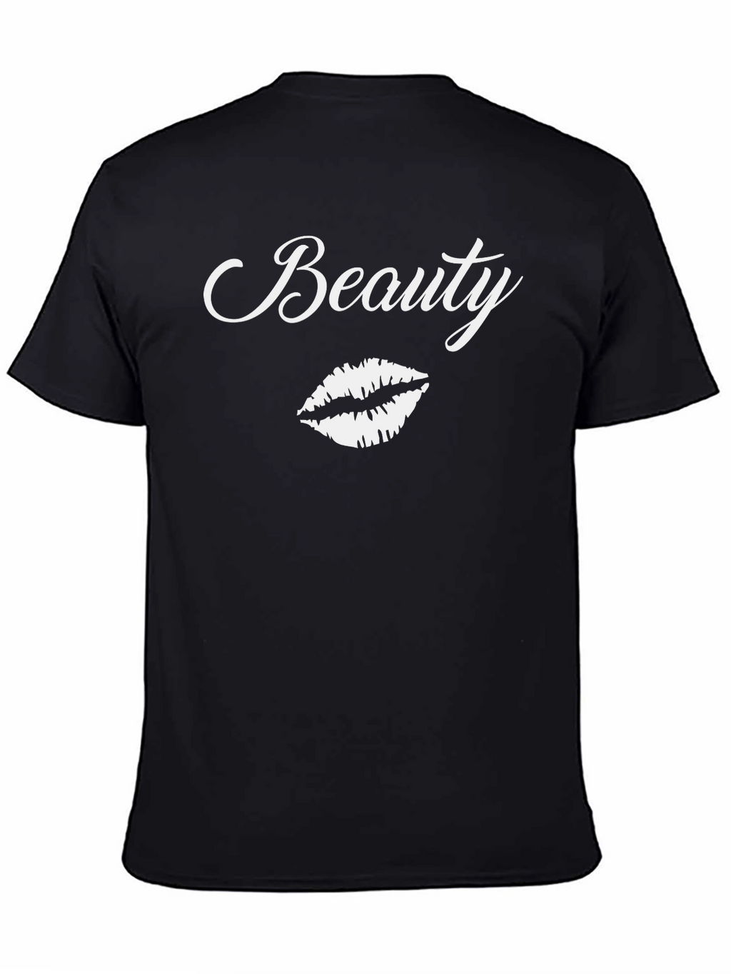 Beauty Lips Graphic Black T-Shirt