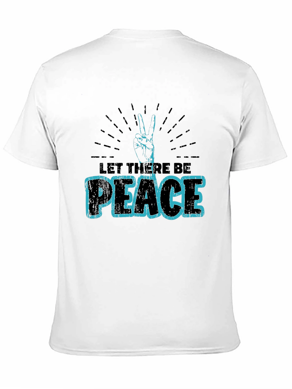 Let There Be Peace Graphic T-Shirt - Black